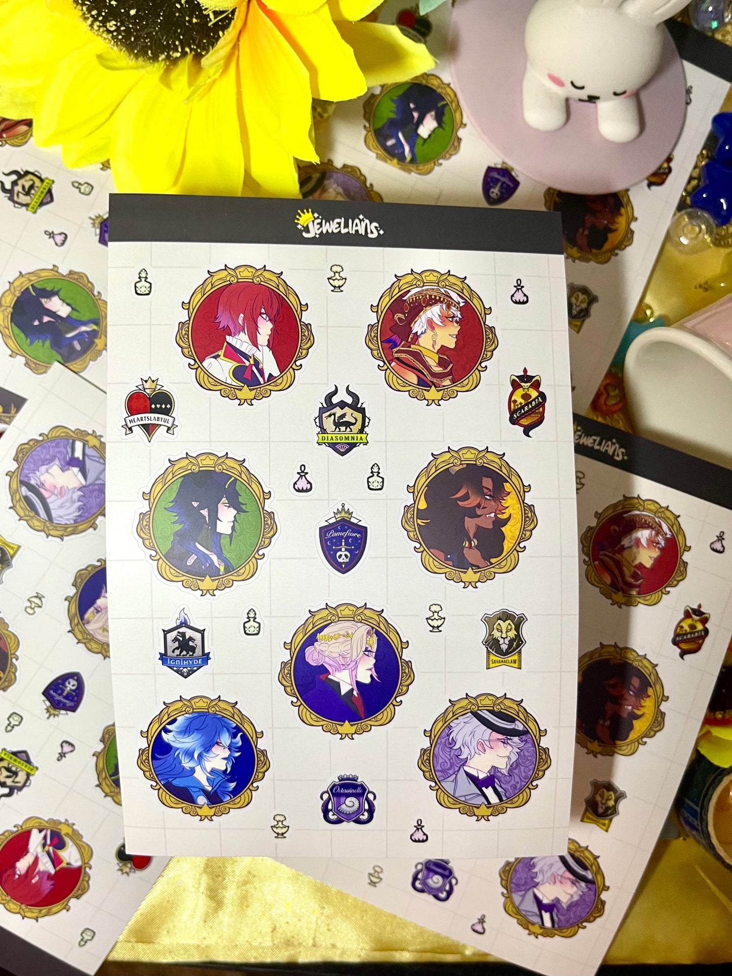 【STICKER SHEET】twisted wonderland frames
