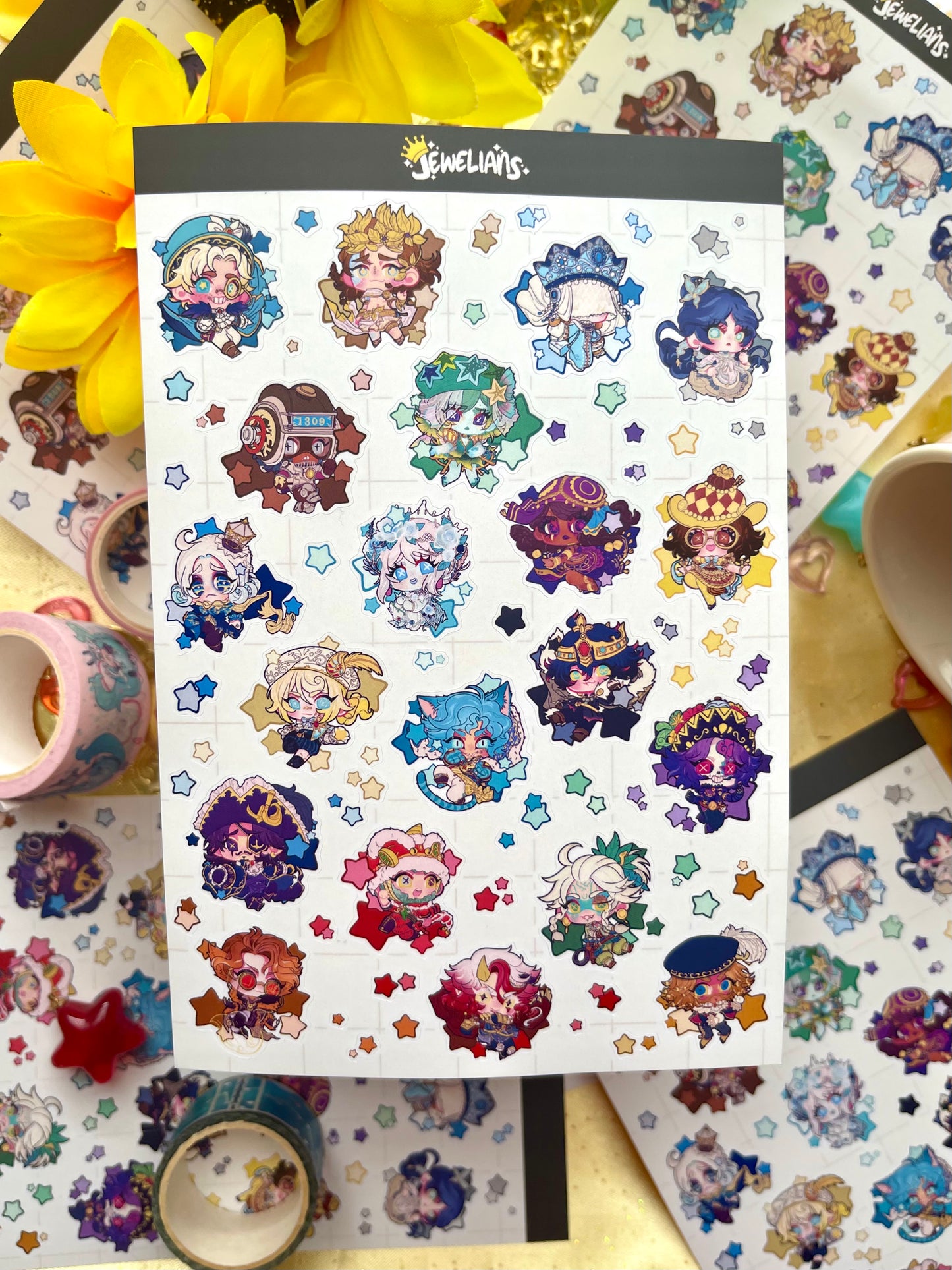 【STICKER SHEET】identity v s skins part two