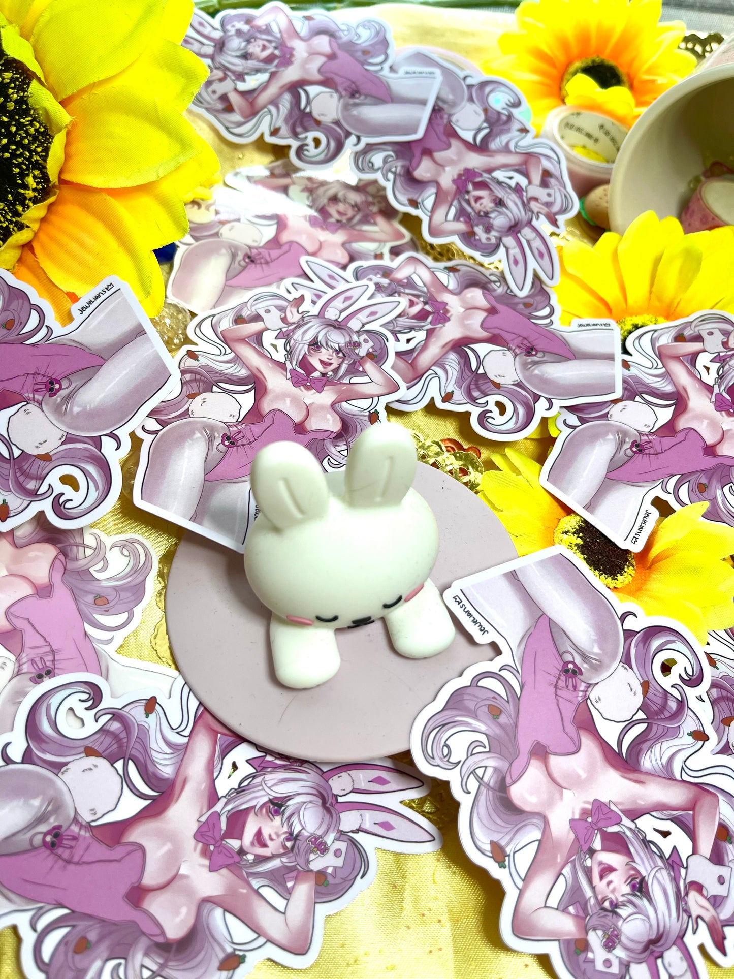 【STICKER】wonderland bunny alice