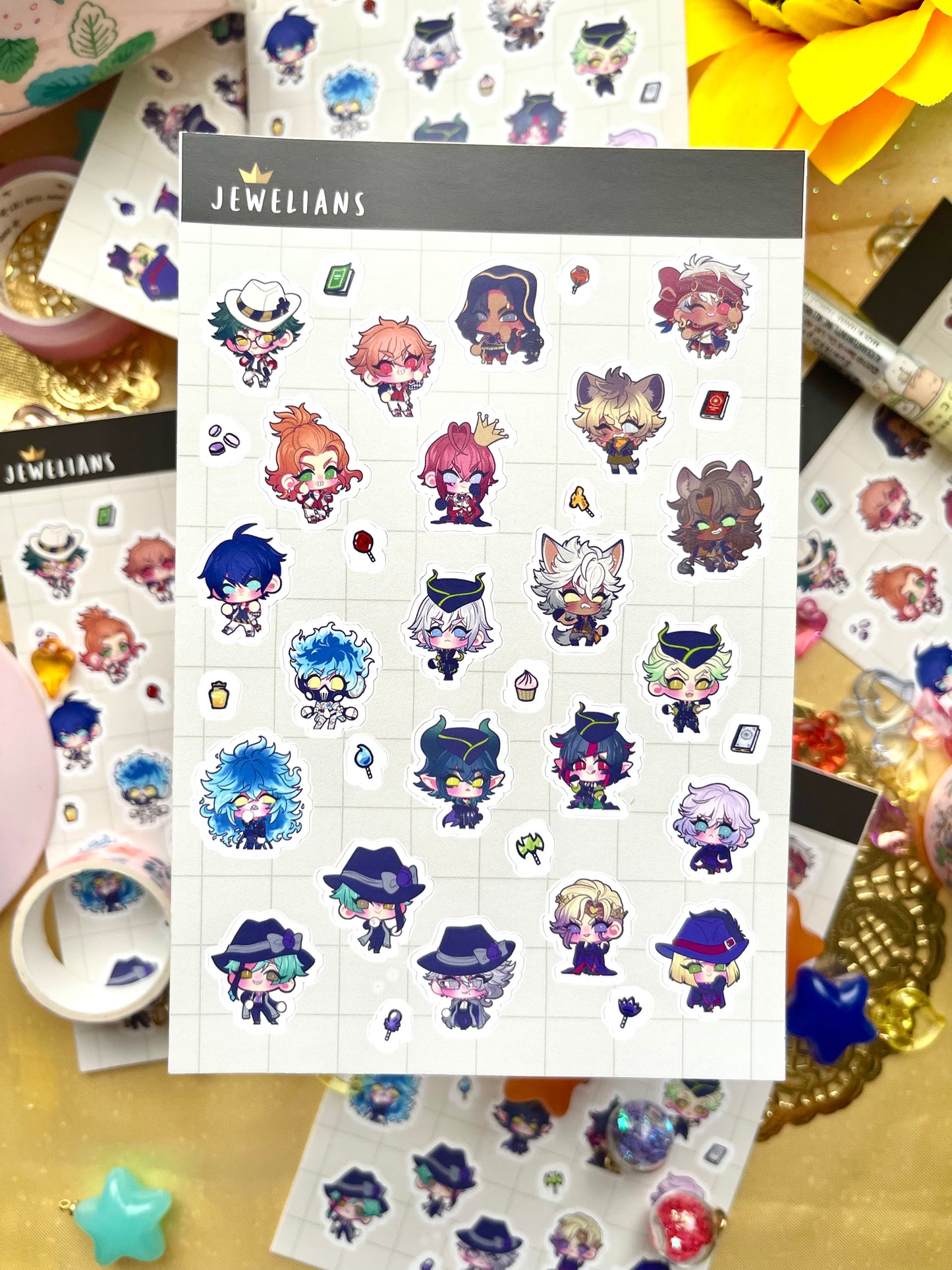 【STICKER SHEET】twisted wonderland minis