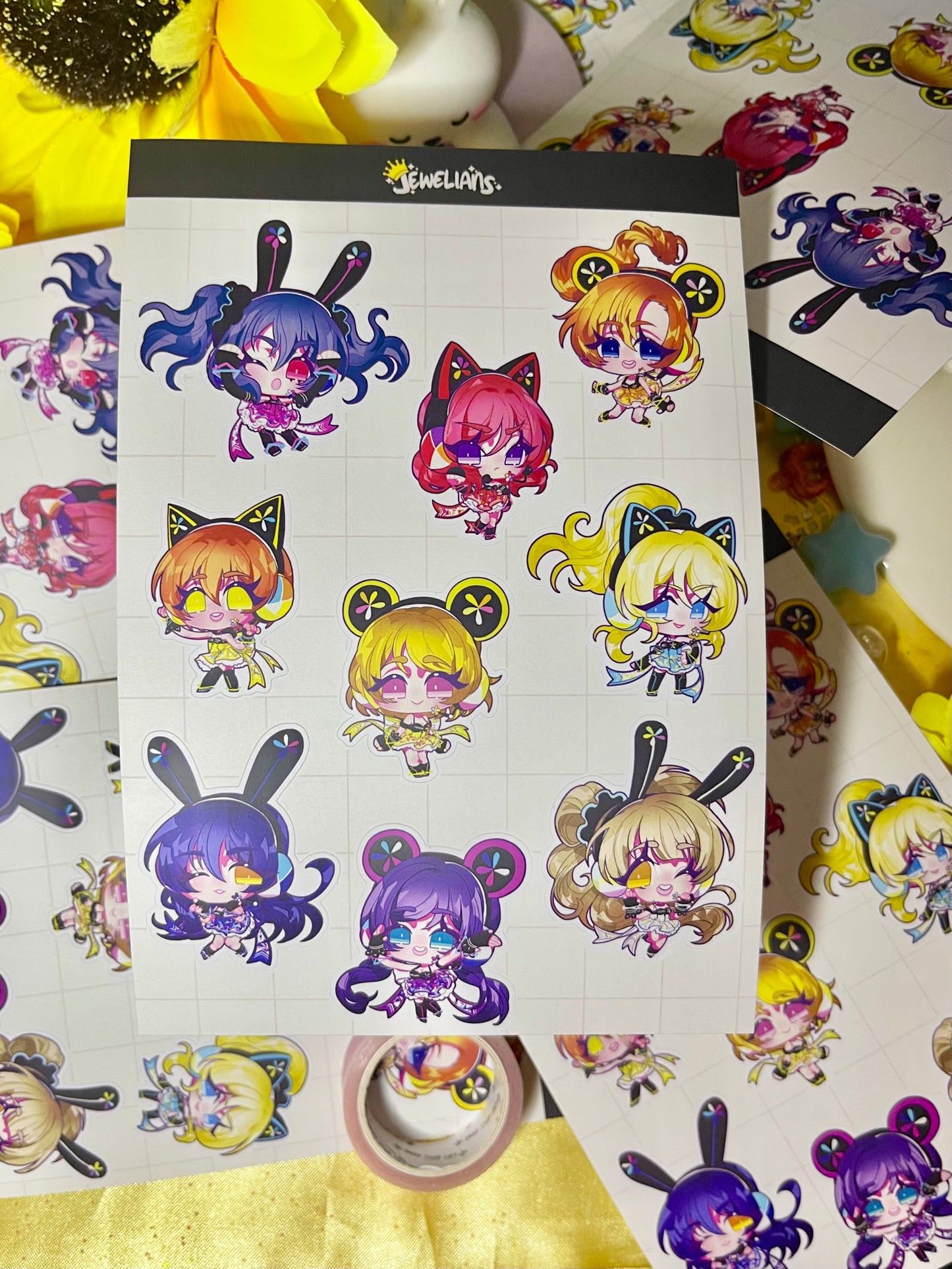 【STICKER SHEET】cyber love live! school idol festival