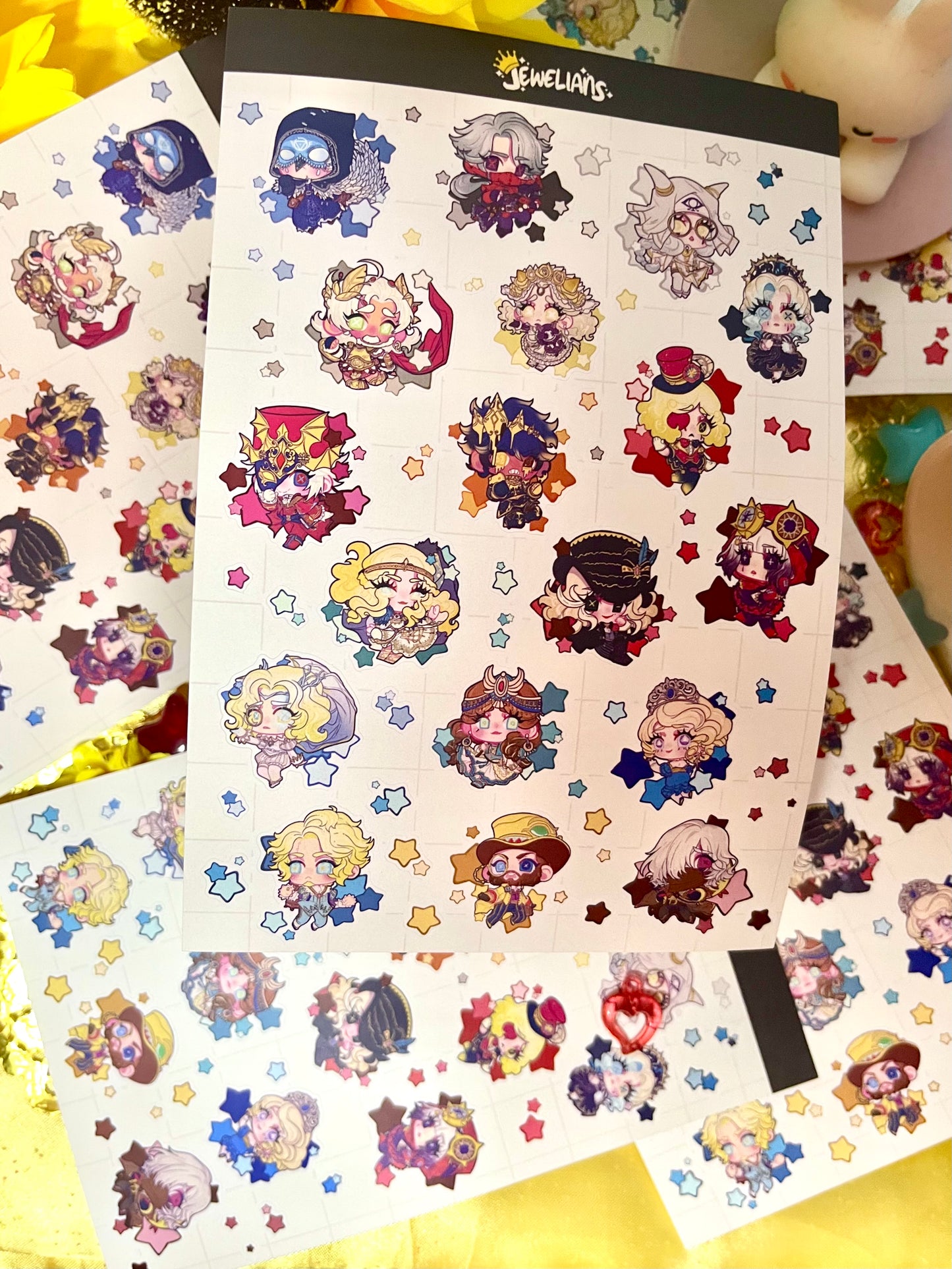 【STICKER SHEET】identity v s skins part one