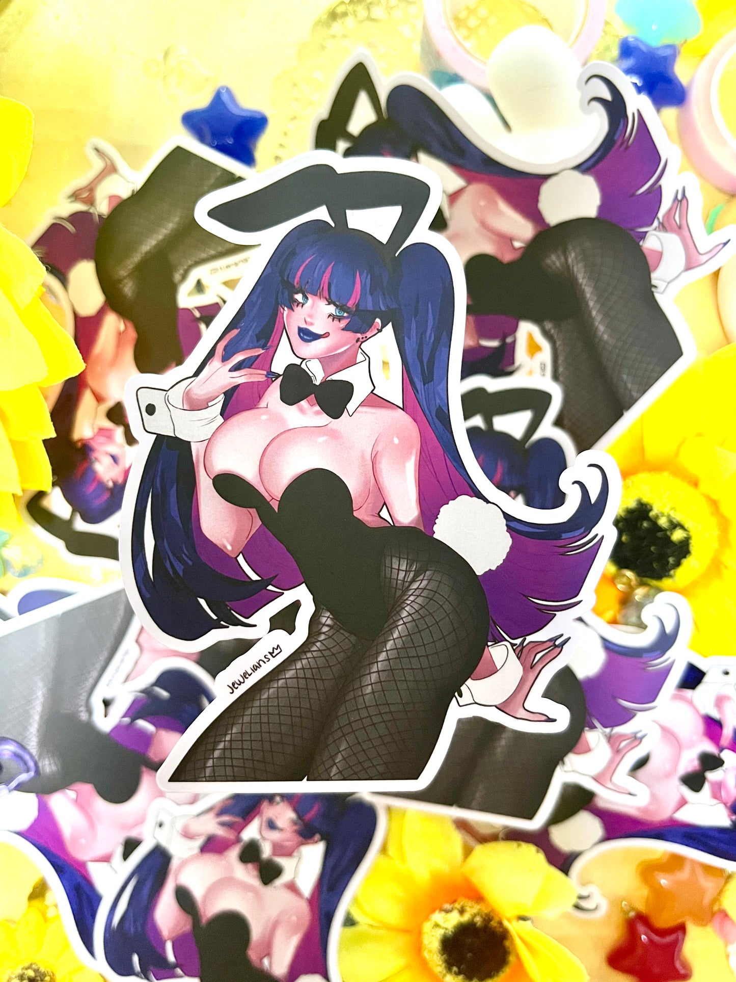 【STICKER】bunny stocking anachy