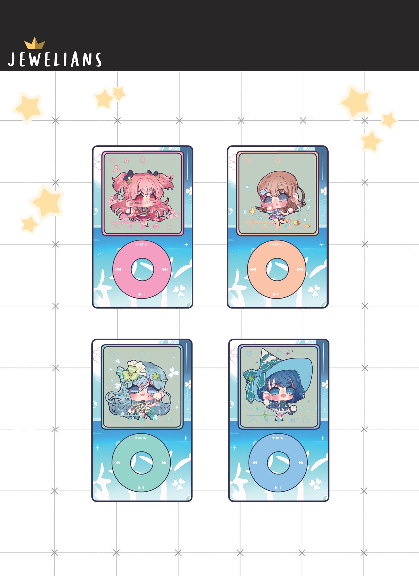 【3D KEYCHAINS】project sekai colourful stage music players