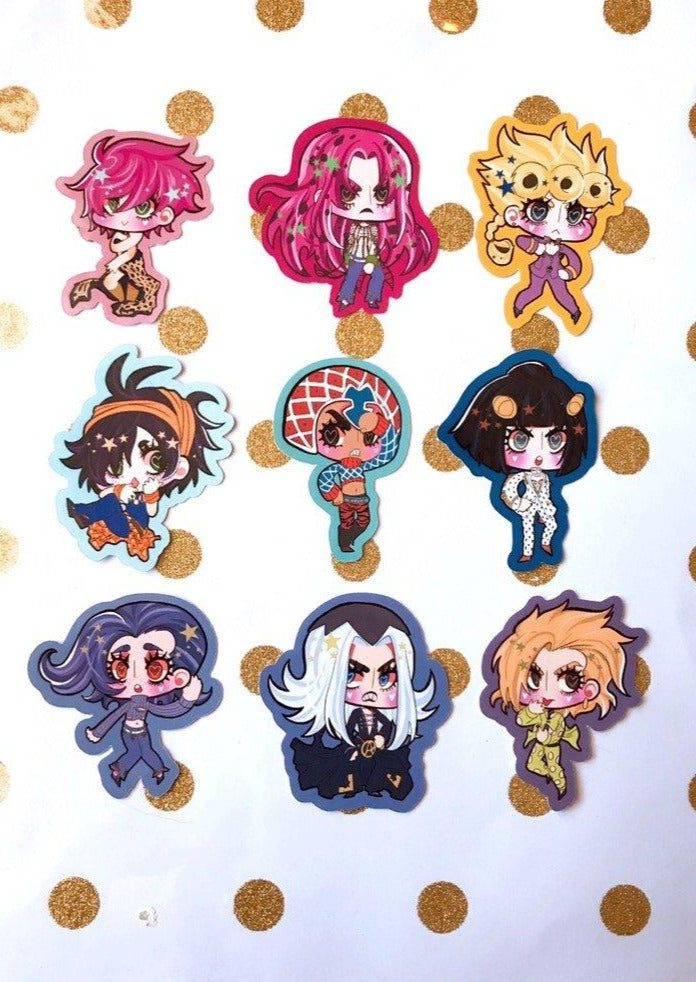 【STICKERS】jojos bizarre adventure: vento aureo