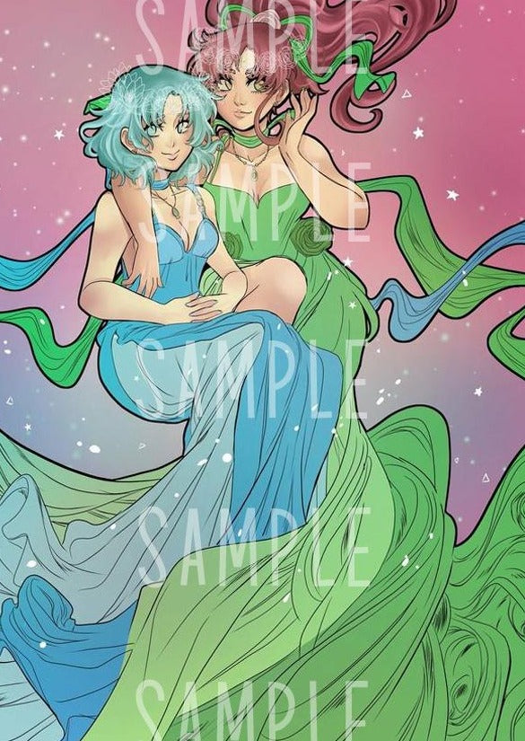 【PRINTS】sailor mercury & sailor jupiter