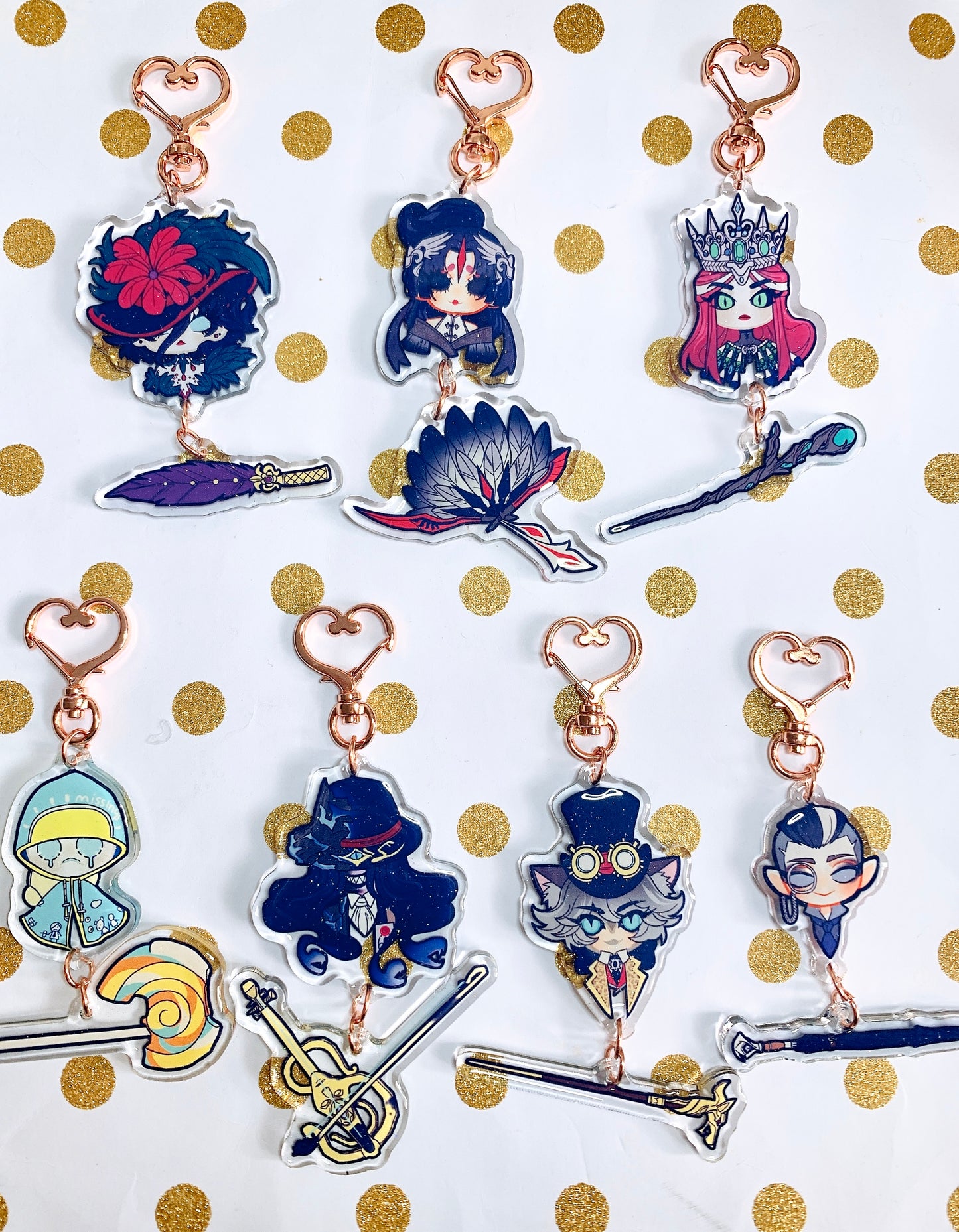 【LINKING KEYCHAINS】identity v hunters