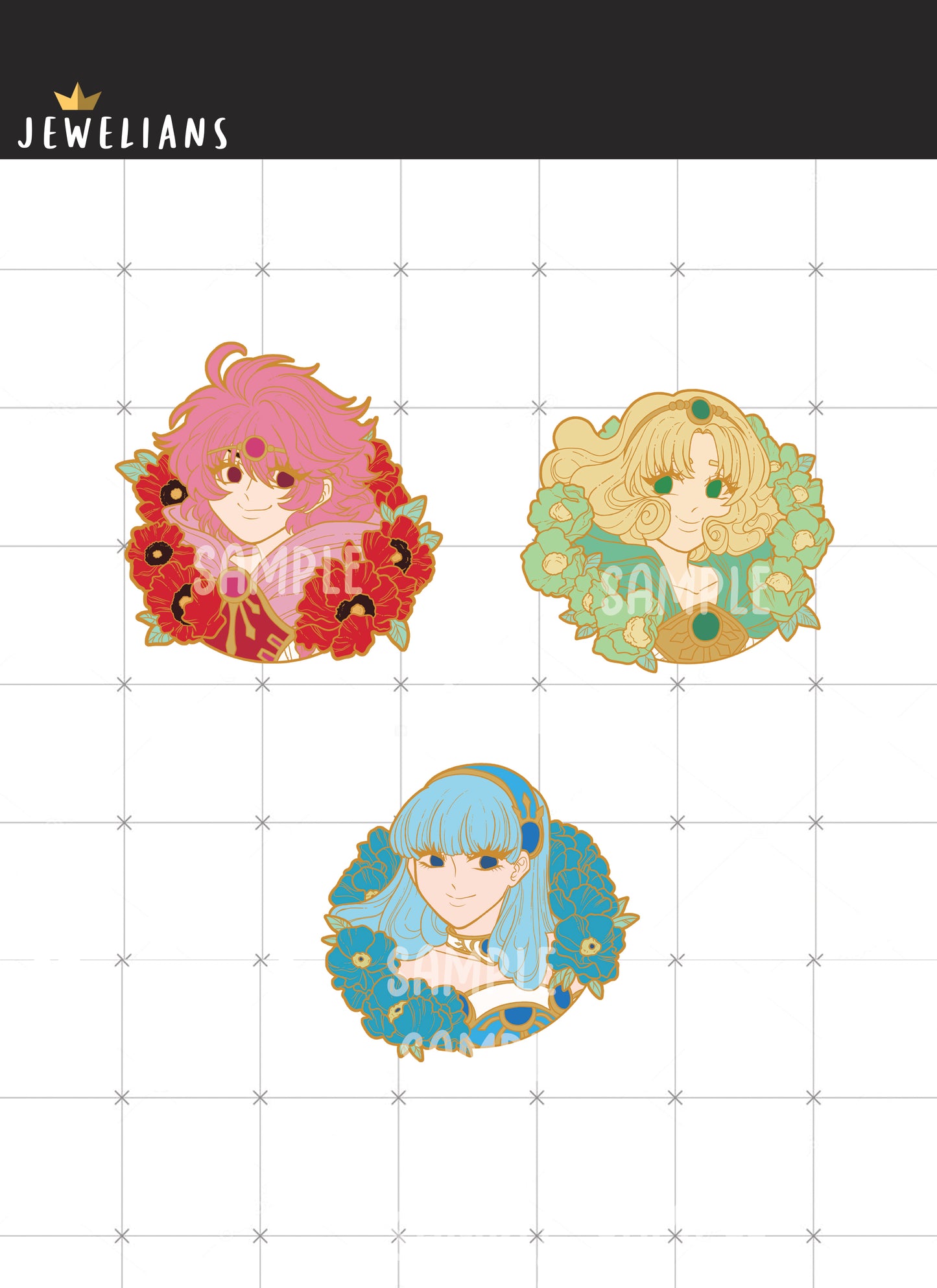 【ENAMEL PINS】magic knight rayearth