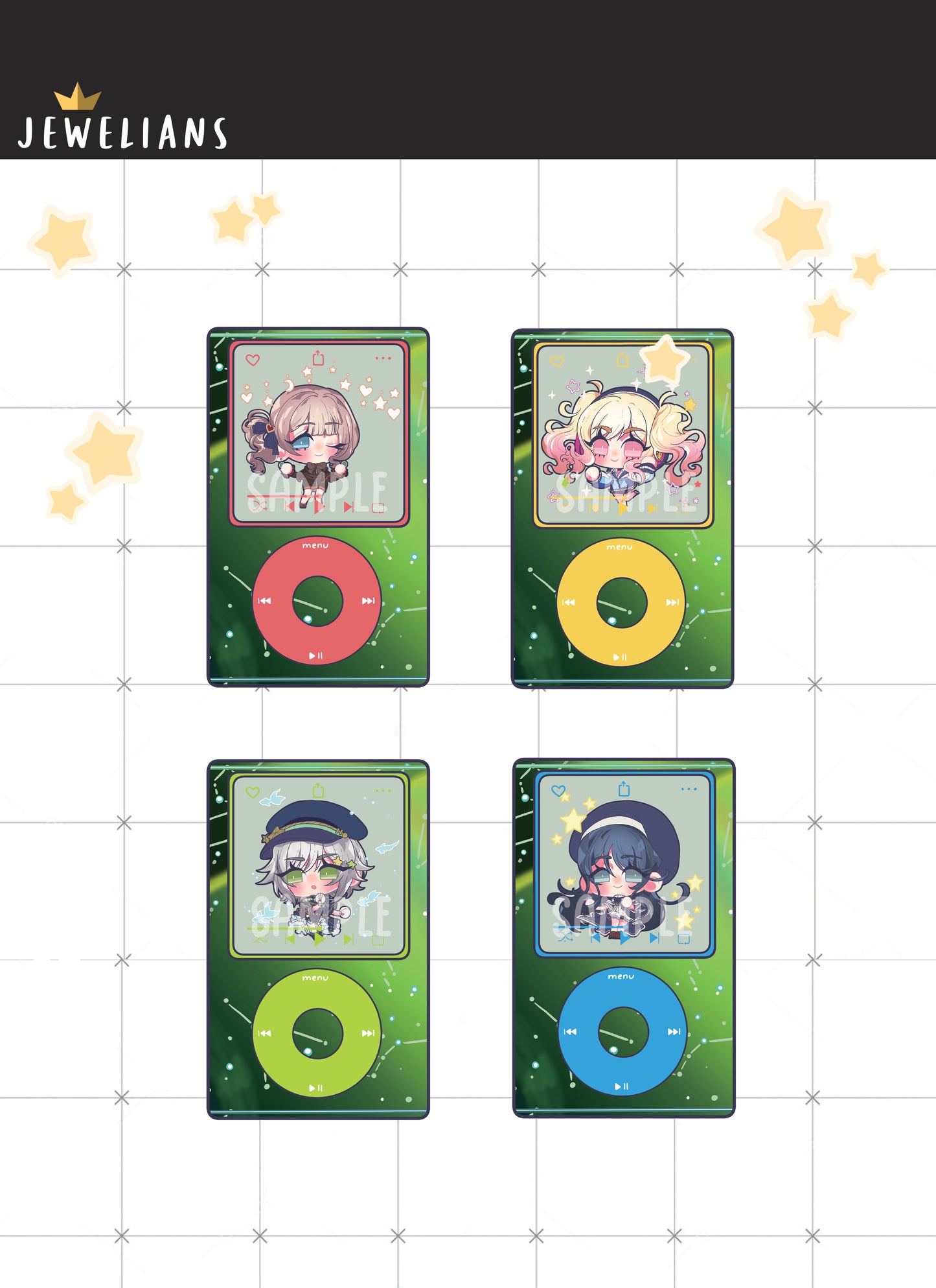 【3D KEYCHAINS】project sekai colourful stage music players