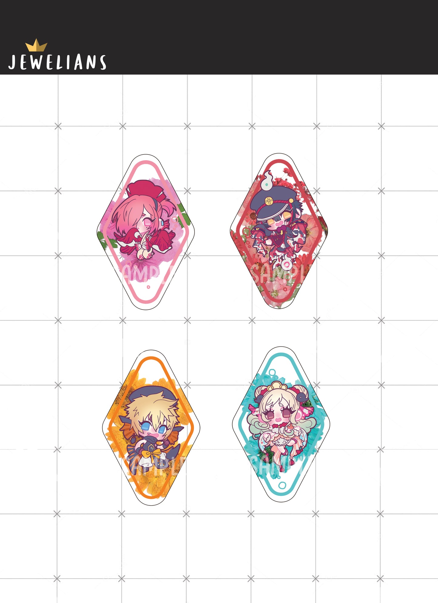 【 KEYCHAINS】toilet-bound hanako-kun flowers