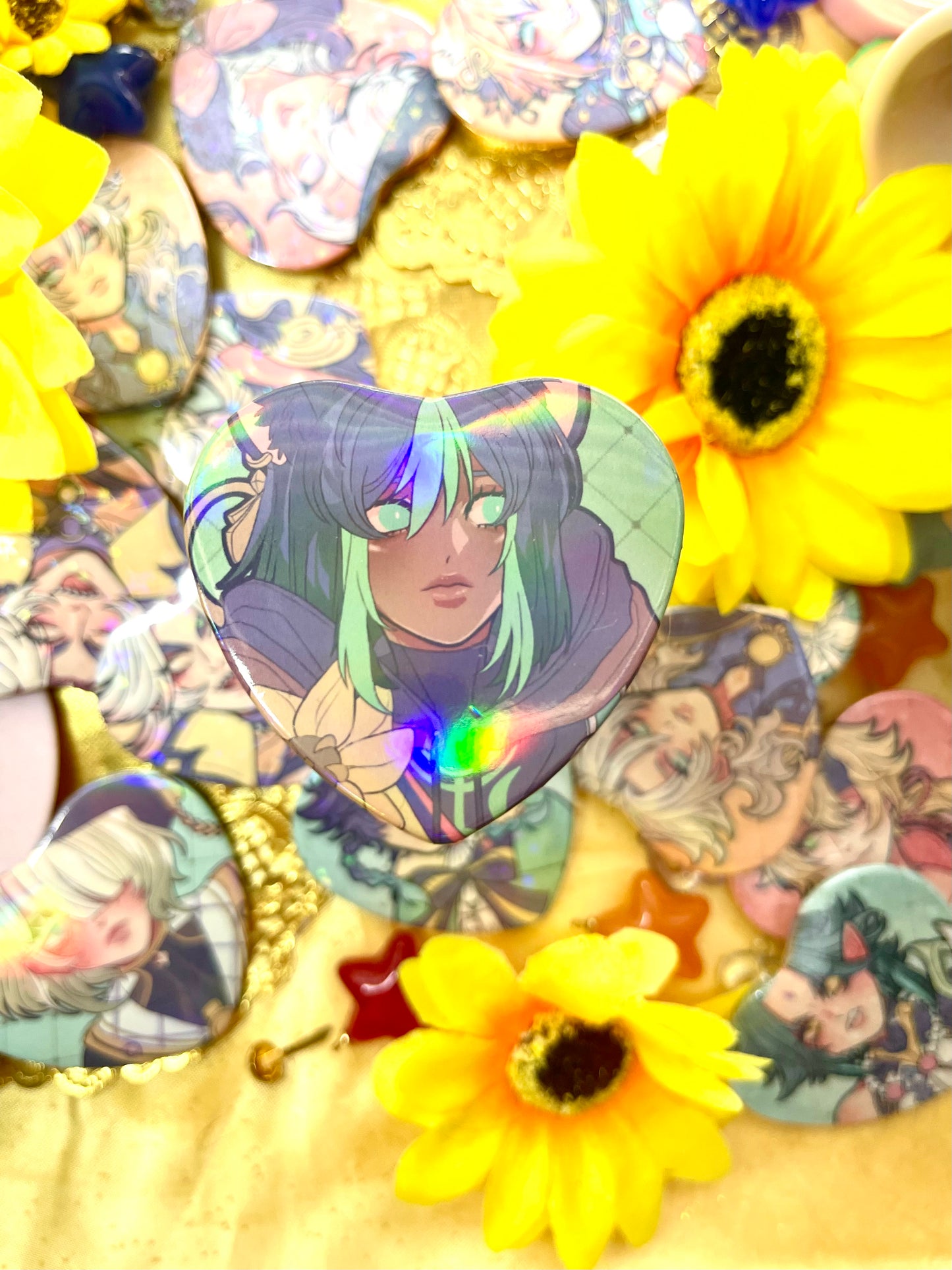 【HEART BUTTONS】genshin impact