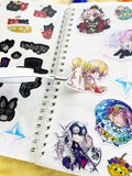 【REUSABLE STICKER BOOK】ribbon girl miku hatsune