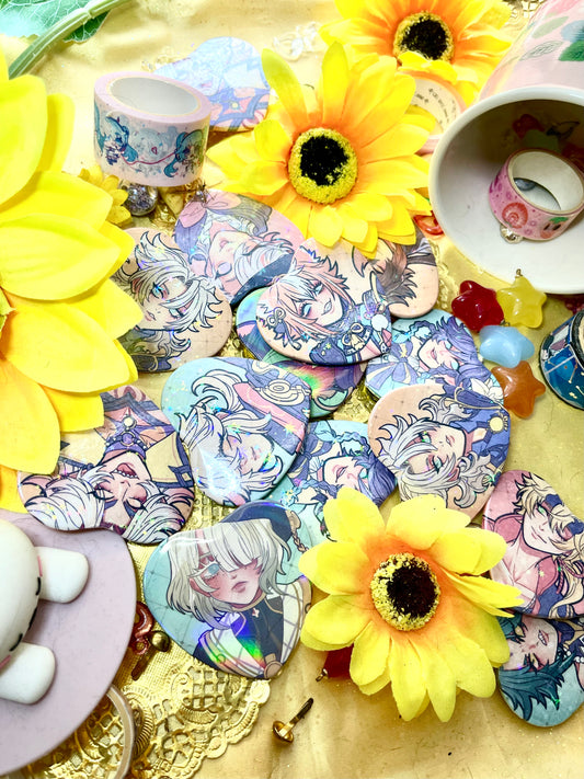 【HEART BUTTONS】genshin impact