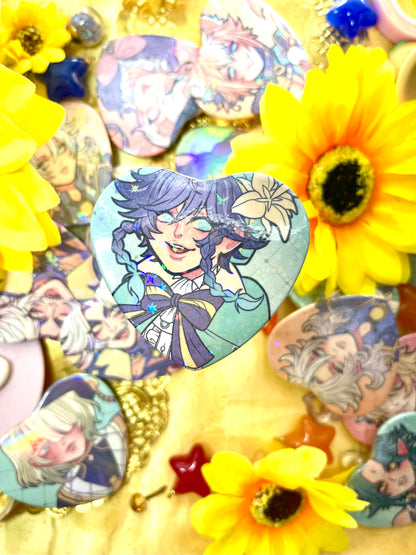 【HEART BUTTONS】genshin impact