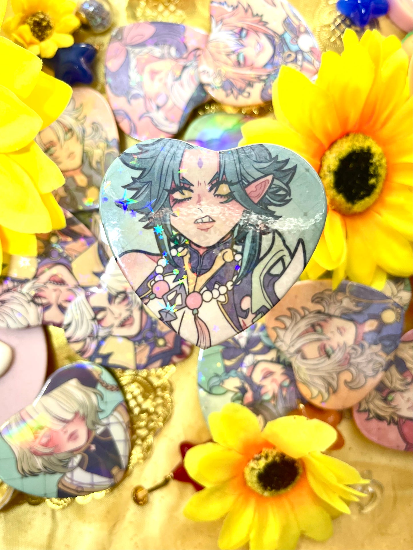 【HEART BUTTONS】genshin impact
