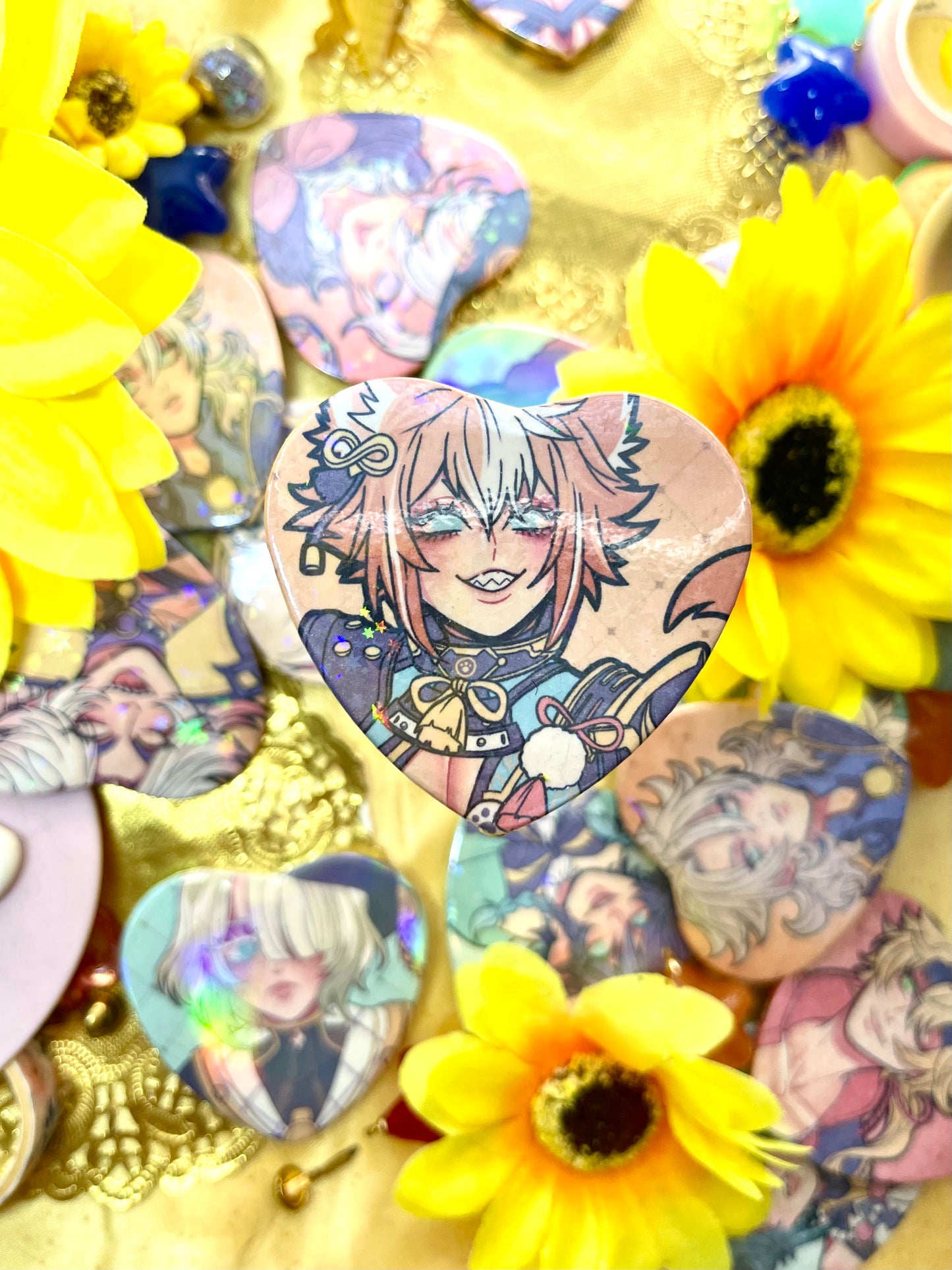 【HEART BUTTONS】genshin impact