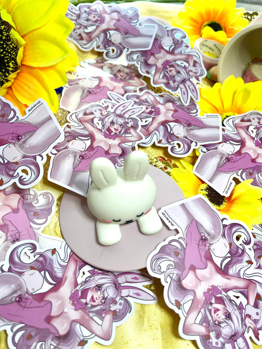 【STICKER】wonderland bunny alice