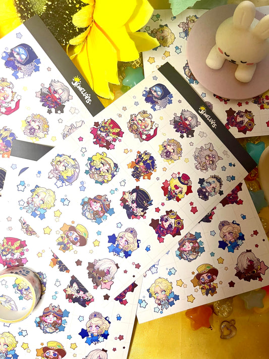 【STICKER SHEET】identity v s skins part one