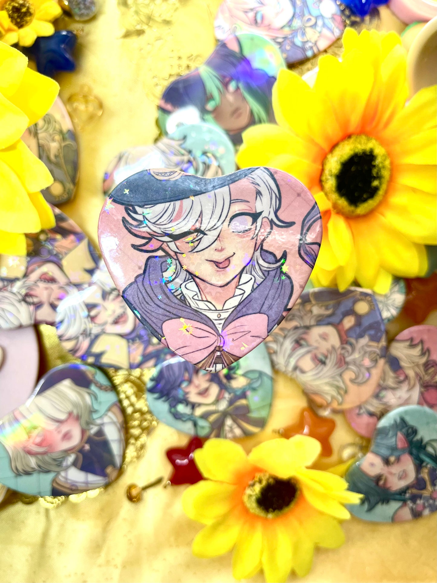 【HEART BUTTONS】genshin impact