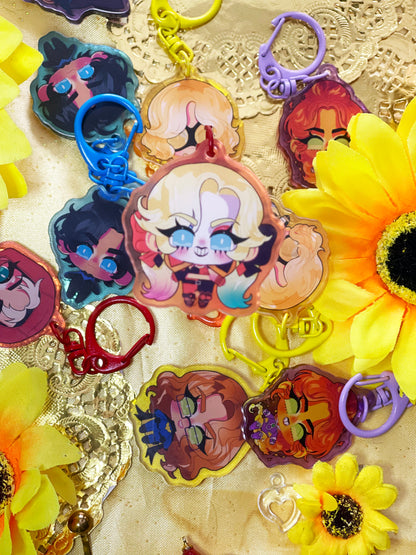 【ACRYLIC KEYCHAINS】dc comics
