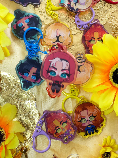 【ACRYLIC KEYCHAINS】dc comics