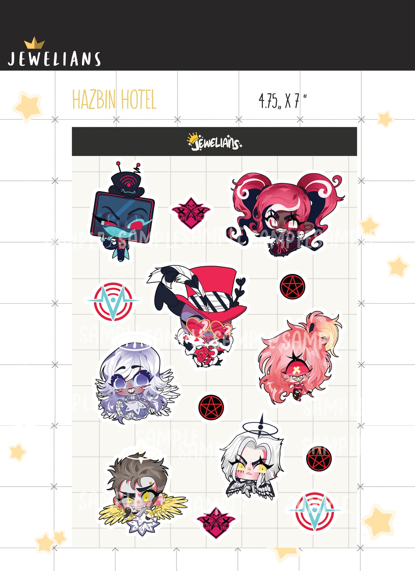 PREORDER【STICKER SHEET】hazbin hotel part two