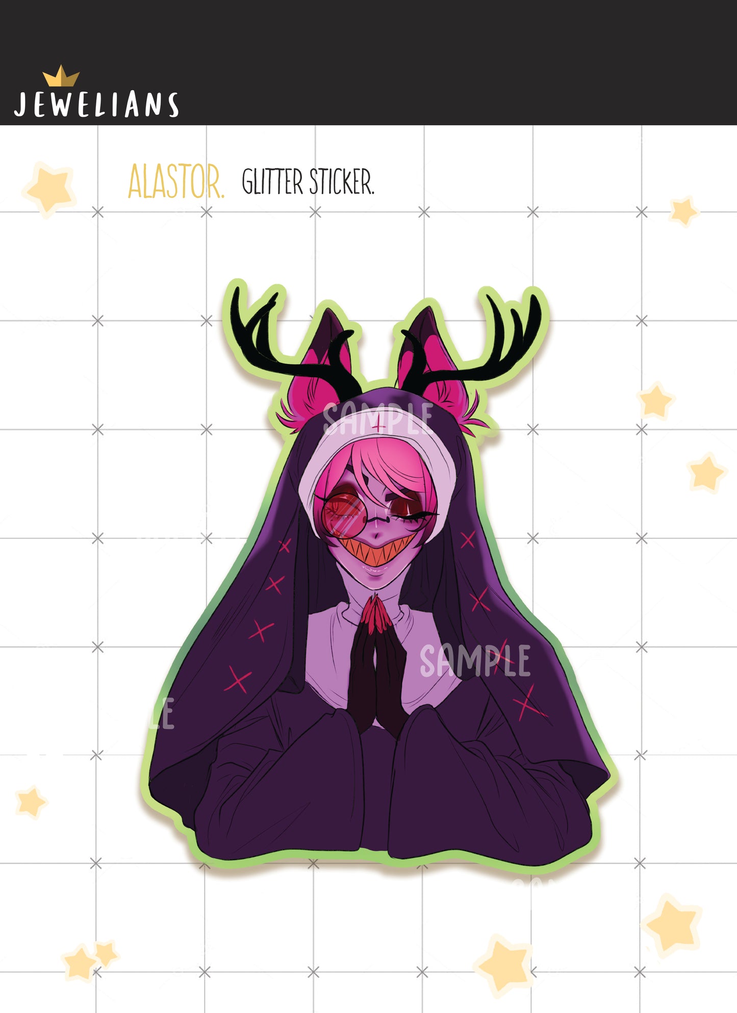 PREORDER【STICKER】nun alastor