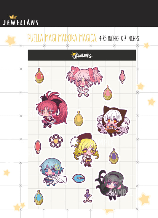 PREORDER【STICKER SHEET】puella magi madoka magica