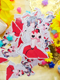 【STICKER】unlucky rabbit rouge