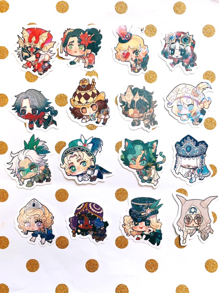 【HOLO STICKERS】identity v s skins