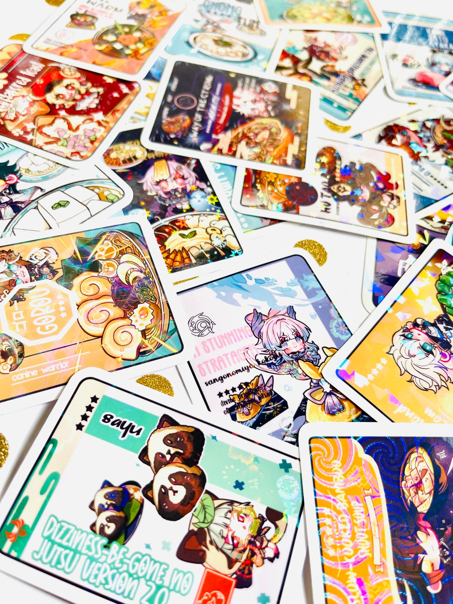 【HOLO STICKERS】genshin impact specialty food