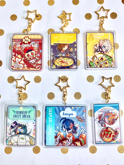 LAST CHANCE【SHAKER KEYCHAINS】genshin impact specialty food
