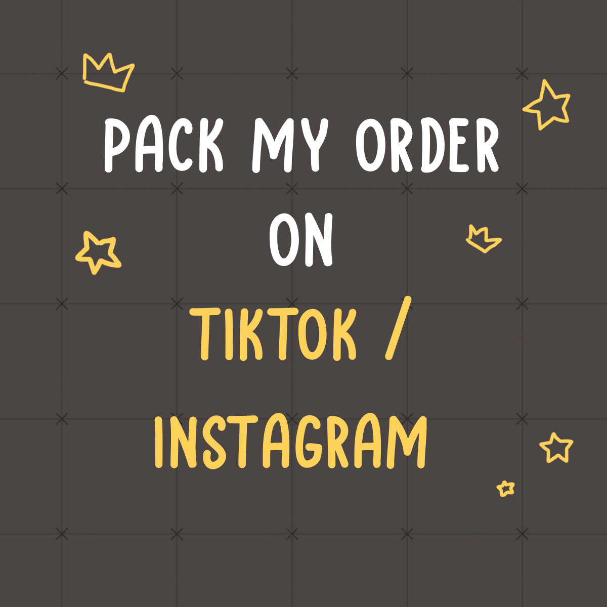 【ADD-ON】tiktok/instagram order packing video